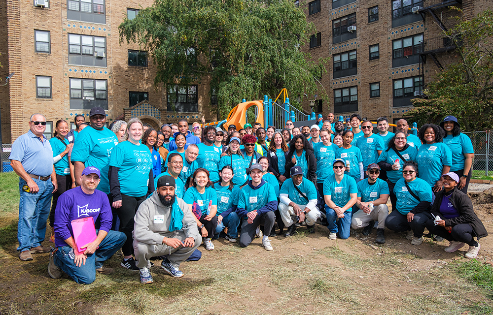 Related Affordable Foundation and KABOOM! build two playspaces at Gateway Apts. in Far Rockaway